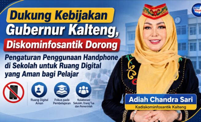 Dukung Kebijakan Gubernur Kalteng, Diskominfosantik Dorong Pengaturan Penggunaan Handphone di Sekolah untuk Ruang Digital yang Aman bagi Pelajar