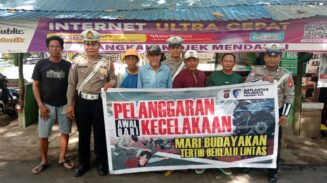 Satlantas Polresta Palangka Raya Turun Langsung ke Pangkalan Ojek untuk Mengedukasi Pentingnya Tertib Berlalu Lintas
