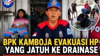 Tak Hanya Padamkan Api, BPK Kamboja Palangka Raya Berhasil Selamatkan HP Warga yang Terjatuh ke Drainase Beton di Jalan R.A. Kartini