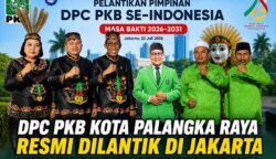 Dipimpin Rusdiansyah, Kepengurusan DPC PKB Kota Palangka Raya Masa Bakti 2026–2031 Resmi Dilantik di Jakarta