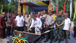 Tonggak Sejarah Baru, Gubernur Agustiar Sabran Letakkan Tiang Perdana Huma Betang: Kalteng Siap Jadi Pusat Budaya Internasional!
