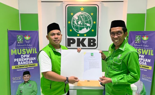 Rusdiansyah Resmi Terima SK DPC PKB Kota Palangka Raya Periode 2026–2031, Siap Konsolidasikan Struktur Partai Hingga Tingkat Kelurahan