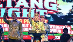 Huma Betang Night Bersama TNI-Polri, Gubernur Agustiar Sabran Tekankan Pentingnya Kolaborasi untuk Gerakkan Perekonomian Rakyat