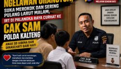 Anak Ngelawan Orang Tua, Merokok Dan Sering Pulang Larut Malam, IRT di Palangka Raya Curhat ke Cak Sam Polda Kalteng, Anak SD Dibina Dan Dinasehati Dari Hati