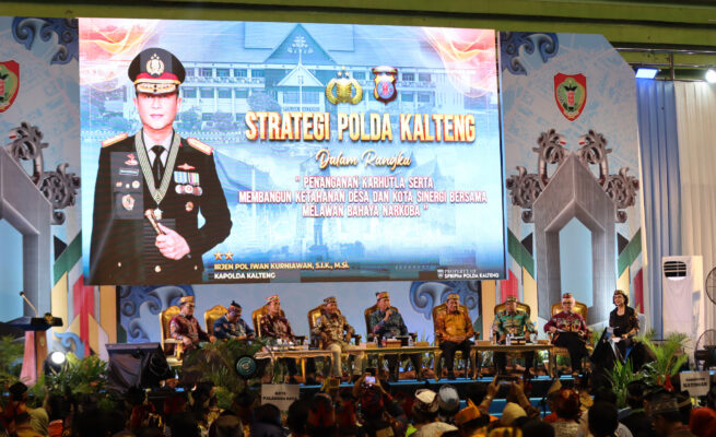 Kapolda Kalteng Paparkan Penanganan Karhutla, Perkuat Peran Aparat Desa dalam Pencegahan