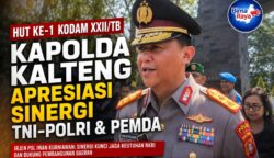 Kapolda Kalteng Hadiri HUT ke-1 Kodam XXII/Tambun Bungai, Sebut Sinergi TNI-Polri Kunci Keamanan Daerah