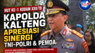Kapolda Kalteng Hadiri HUT ke-1 Kodam XXII/Tambun Bungai, Sebut Sinergi TNI-Polri Kunci Keamanan Daerah