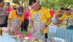 Lomba Memasak Hingga Tangkap Bebek, Kekompakan dan Keceriaan Warnai HUT Kemerdekaan RI ke-81 di Mapolda Kalteng