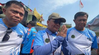 Gubernur Agustiar Sabran Tekankan Sinergi TNI dan Rakyat Saat Hadiri Tambun Bungai Run di Palangka Raya