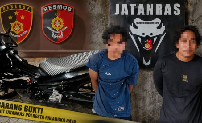 Polresta Palangka Raya Tangkap Dua Pelaku Curanmor, Sepeda Motor Yamaha MX-King Diamankan