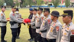 Terima 48 Personel BKO dan Sarpras Kapolri, Polda Kalteng Perkuat Penanganan Karhutla