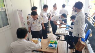 BNNP Kalteng Gelar Tes Urine bagi Pegawai KSOP Kelas III Rangga Ilung Palangka Raya, Seluruhnya Dinyatakan Negatif Narkotika
