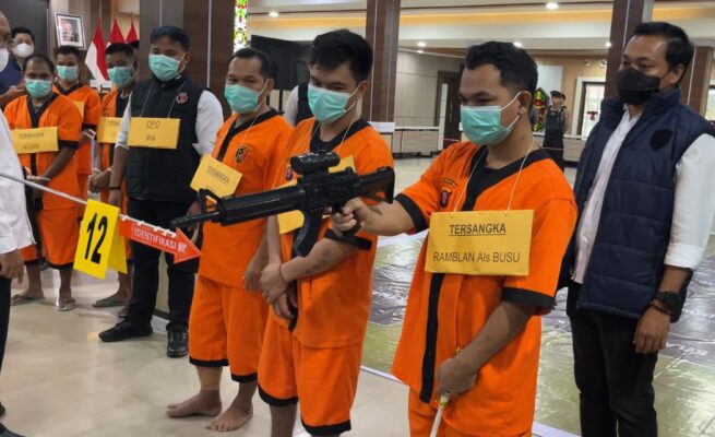 Tragedi Berdarah Tumbang Kalemei: Polda Kalteng Gelar Rekonstruksi Pembunuhan 3 Anggota Polisi, 8 Tersangka Peragakan 17 Adegan