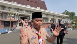 Pesan Gubernur Agustiar untuk Kontingen Kalteng di Jamnas XII: Tetap Rendah Hati dan Pegang Semboyan Isen Mulang