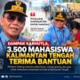Dampingi Mahasiswa Terdampak Karhutla, Gubernur Kalteng Agustiar Sabran Salurkan Bantuan Pangan untuk 3.500 Mahasiswa