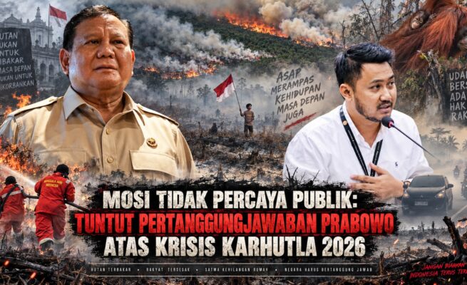 Titik Hotspot Melonjak di Kalteng, Petisi Mosi Tidak Percaya Karhutla 2026 Muncul Tuntut Audit Total