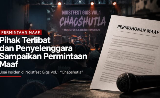 Pihak Terlibat dan Penyelenggara Sampaikan Permintaan Maaf Usai Insiden Dugaan Pelecehan Noistfest Gigs Palangka Raya