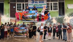 Bantu Warga Terdampak Asap Karhutla, Densus 88 Bagikan 2.500 Masker dan Edukasi Pencegahan Radikalisme di Palangka Raya