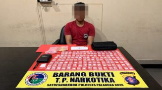 Pengungkapan Kasus Narkoba di Tumbang Rungan: Polisi Sita 135 Paket Shabu dan Bekuk Pria Berinisial AR
