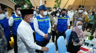 Gubernur Kalteng Dampingi Menkes Tinjau Fasilitas Kesehatan Karhutla