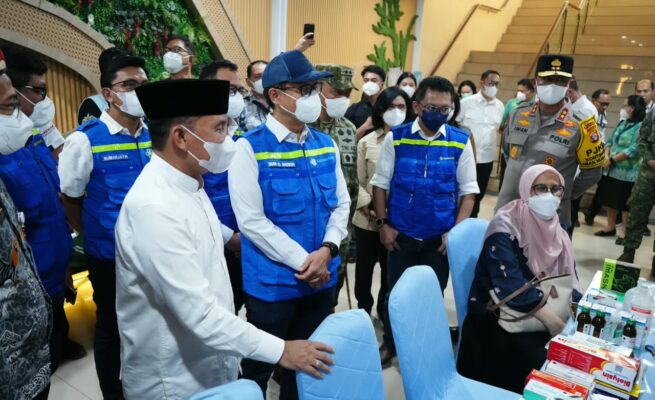 Gubernur Kalteng Dampingi Menkes Tinjau Fasilitas Kesehatan Karhutla