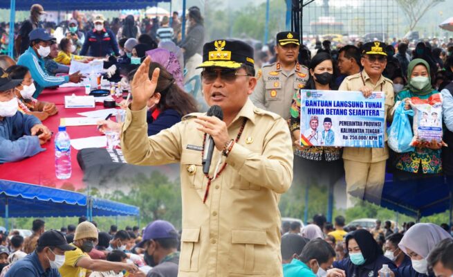 Gubernur Kalteng Salurkan Bantuan Pangan, KHBS, hingga Layanan Kesehatan Gratis untuk Warga Terdampak Karhutla di Katingan