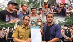 Aliansi Gerakan Pemuda Marah Desak Pemerintah Pusat Salurkan Bantuan Anggaran Karhutla dan Terjaminnya Kesejahteraan Relawan di Palangka Raya
