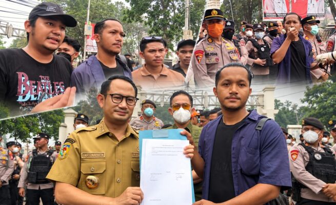Aliansi Gerakan Pemuda Marah Desak Pemerintah Pusat Salurkan Bantuan Anggaran Karhutla dan Terjaminnya Kesejahteraan Relawan di Palangka Raya