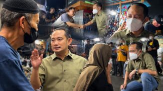 Kabut Asap Bikin Pedagang Pasar Besar Palangka Raya Menjerit Sepi, Wali Kota Fairid Naparin Datangkan Solusi Permodalan Usaha Serta Bagikan Bantuan Kesehatan