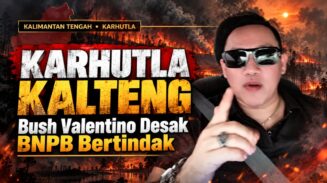 Tokoh Pemuda Bush Valentino Lambung Desak BNPB dan Presiden Turun Tangan Hentikan Karhutla di Kalteng: "Hancur Pak, Kami Perlahan Mati"
