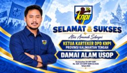 DPP KNPI Tetapkan Damai Alam Usop Jadi Ketua Karteker DPD KNPI Kalteng
