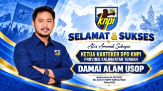 DPP KNPI Tetapkan Damai Alam Usop Jadi Ketua Karteker DPD KNPI Kalteng