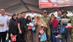 Kodam XXII/Tambun Bungai Salurkan 30 Ribu Paket Sembako Bantuan Presiden untuk Warga Terdampak Karhutla di Kalteng
